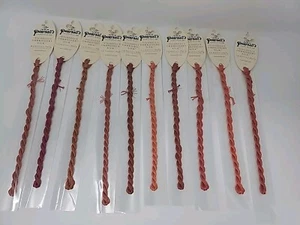 Pearsall's Filoselle Embroidery Silk Floss 4m 6 Ply MADE ENGLAND Vintage Red M - Picture 1 of 4