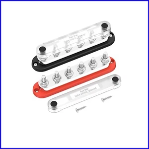 Versatile 6 Post Terminal Bus Bar - 300A Current Rating for Extreme Environments - Picture 1 of 8