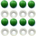 8 Green License Plate Frame Screw Caps & Bolt Covers Motorcycle Or Car
