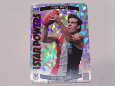 2021 AFL TEAM COACH STAR POWERS SILVER SP-74 MAX KING ST KILDA