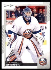 2020-21 UD O-Pee-Chee Base #306 Thomas Greiss - New York Islanders