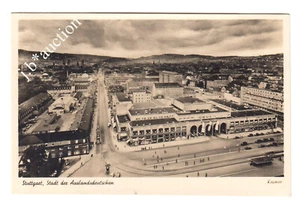 STUTTGART Hindenburgbau / Königstraße / Marstall-Areal * Luftbild AK 30er Jahre - Picture 1 of 2