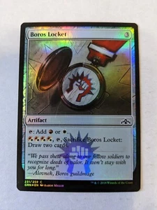 Boros Locket Magic the Gathering MTG GRN Guilds of Ravnica 231/259 C 2018 Foil - Picture 1 of 3