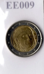 EE009 Moneta Coin ITALIEN: 2 Euro 2013 Gedenkmünze 7° Cent. Boccaccio Geburt - Bild 1 von 1