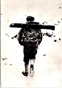 Cartolina fotografica reale RPPC Ferdinando Navarra riportando il legno dell'arca - Foto 1 di 2