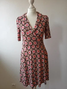 Boden Kleid Jerseykleid 12R Retro 38 M körperumspielend tailliert WIE NEU - Bild 1 von 5