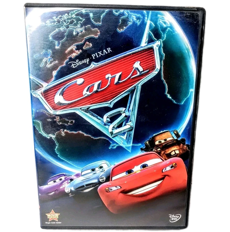 Cars 2 DVD Disney Pixar Family Kids Movie  - Image 1 of 3