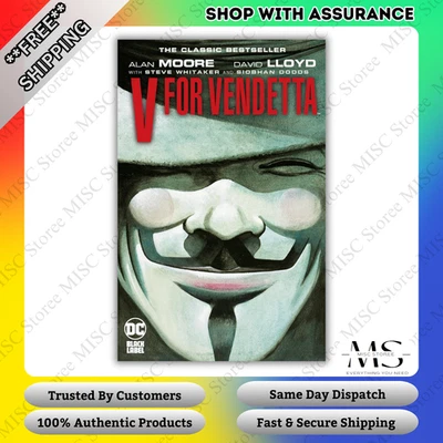 V for Vendetta by Alan Moore (Paperback) – Brand New Graphic Novel - Image 1 of 2