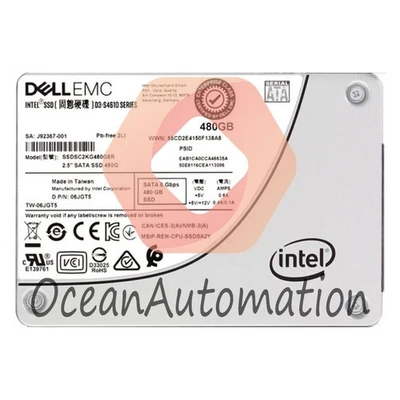 New 1Pcs Dell 480GB 6Gbps SATA MU TLC 2.5 SSD S4610 (400-BDVM) (400-BDVM-OSTK) - Image 1 of 3