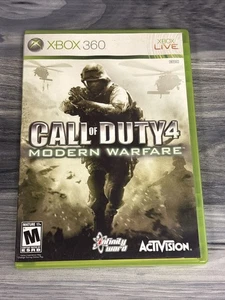 Call of Duty 4: Modern Warfare (Microsoft Xbox 360, 2007) en caja con libro probado - Imagen 1 de 9