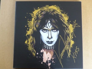 KISS Vinnie Vincent signed Autogramm signiert auf 40x40 cm Canvas - Bild 1 von 2