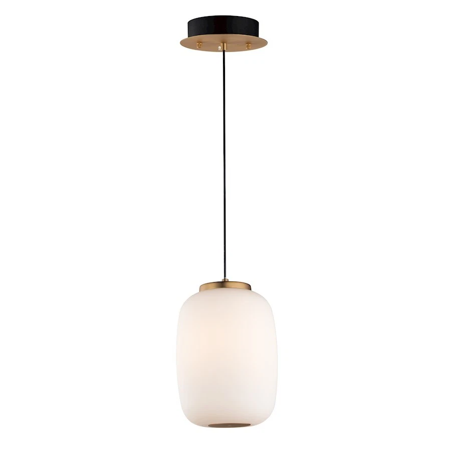 ET2 Lighting Soji LED 2-Light 7" Pendant, Black/Gold - E25064-92BKGLD - Image 1 of 1