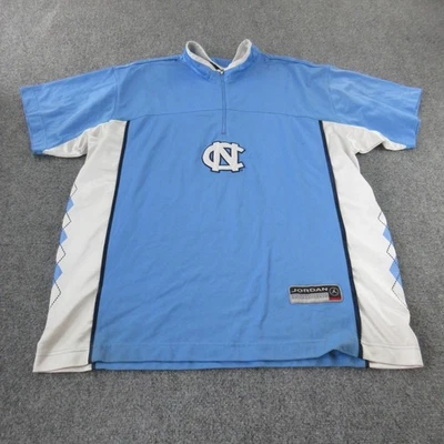 North Carolina Tar Heels Shirt Mens XL Blue White NCAA Basketball Jordan UNC - Image 1 of 4