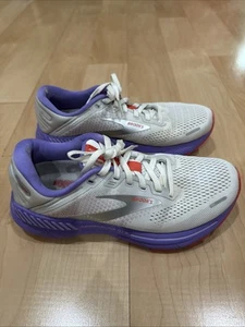 Brooks Adrenaline GTS 22 Shoes Womens 8 Gray Performance Running Sneakers - Picture 1 of 5