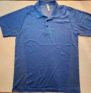 Lululemon Shirt Herren Large Metal Vent Tech Polo Athletic Performance blau - Bild 1 von 6