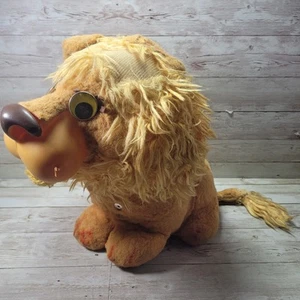 Vintage Mattel Plüsch (1962) Larry der Löwe Zugschnur funktioniert nicht - Bild 1 von 10