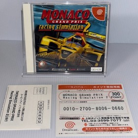 Monaco Grand Prix Racing Simulation 2 Dreamcast SEGA  JAPAN CIB with spine card