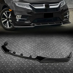[3PCS] FOR 18-20 HONDA ODYSSEY CK-STYLE GLOSSY BLACK FRONT BUMPER SPOILER LIP - Bild 1 von 8