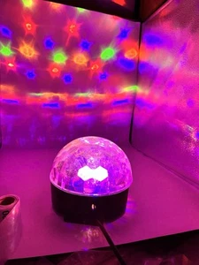 Disco Party Lights Strobe LED DJ Ball Sound Activated Bulb Dance Lamp Decoration - Picture 1 of 24