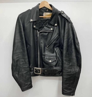 Schott perfecto 618 size 40 double steerhide leather motorcycle jacket - Image 1 of 4