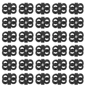 30 Pcs Lazy Shoe Laces Buckle Safety Shoelace Buckles Shoe Care Accessories - Picture 1 of 12