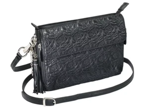 Gun Tote'n Mamas Borsetta Nascondere Porta Tracolla Ricamata Pochette - Foto 1 di 10