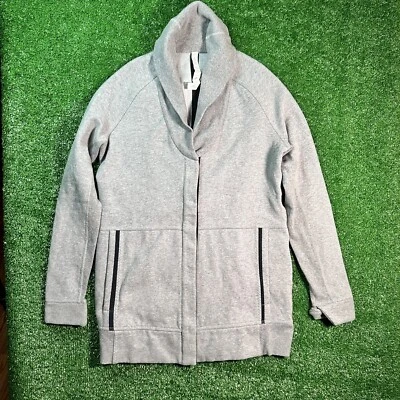 Cardigã feminino Lululemon cinza urze Yin To My Yang jaqueta de lã 6 P - Imagem 1 de 4