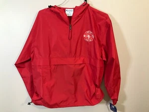 Champion Anorak ¼ Zip Pullover  Windbreaker Lightweight Firefighter Club Jacket - Picture 1 of 13