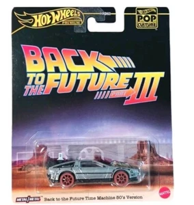 BACK TO THE FUTURE III × HotWheeLs Premium, 1.64, Silver. - Picture 1 of 7