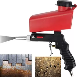 New Portable Handheld Air Compressor Speed Sand Gun Blaster Sand Blasting 1/4 in - Picture 1 of 12