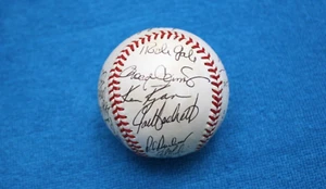 1993 Boston Red Sox team autographed baseball 23 sigs with Clemens, Dawson - Picture 1 of 8