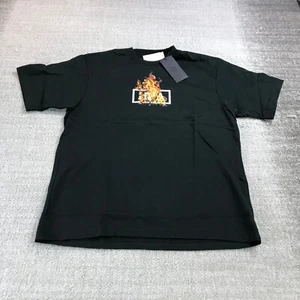 New Hood By Air Shirt Mens Small Flames Logo HBA Graphic Tee Fire XL - Picture 1 of 10