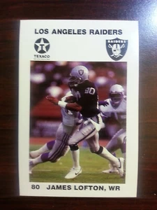 1988 Los Angeles Raiders Police #10 James Lofton Stanford Cardenal Fort Ord CA - Imagen 1 de 2