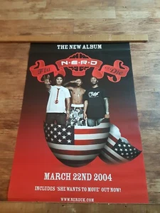 NERD / FLY OR DIE /   2005 SUBWAY POSTER UK 60"X40" - Picture 1 of 1