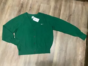 Nike SB Skate Cardigan Gorge Maglione Verde DQ6306-341 Uomo Taglia M - Foto 1 di 8