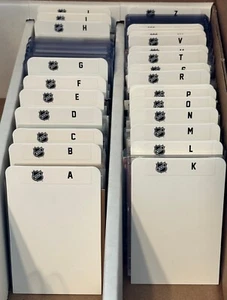 (26) TALL Sports Card Dividers with 26 FREE NHL A-Z Labels Set - Picture 1 of 4