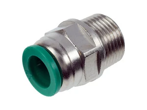 Olab Push In Stud Fittings With Male BSPT Threads Suitable For Metric OD Tubes - Picture 1 of 1