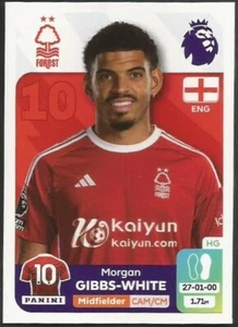 PANINI 2024 PREMIER LEAGUE- #506-NOTTINGHAM FOREST-MORGAN GIBBS-WHITE - Foto 1 di 1