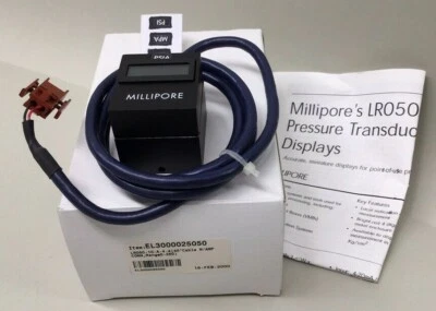 Millipore EL3000025050 Pressure Transducer XDCR LR050 250 PSIA  Amat 0940-01039 - Image 1 of 4