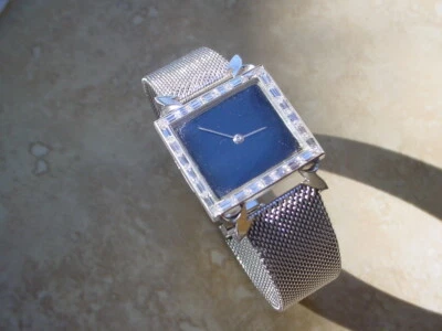 RARO!! De colección Audemars Piguet Oro Blanco 18K, 26 Diamantes Baguette, ¡2,9 Quilates! Foto 1 de 4