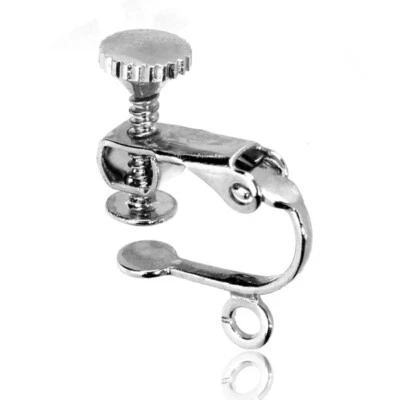 10 Pezzi Eleganti Orecchini a Clip con Chiusura a Vite Orecchini Pendenti con - Immagine 1 di 4