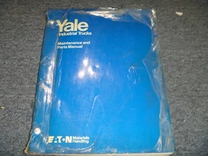 Yale Eaton MC WST Fork Stacker Truck Parts Catalog & Maintenance Manual xz - Picture 1 of 2