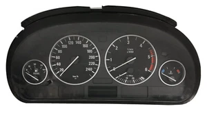 BMW Serie 5 e39 CUADRO DE INSTRUMENTOS DIÉSEL VELOCÍMETRO RELOJES DIALES KM/H 6914914 - Imagen 1 de 4