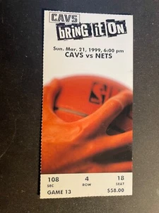 CAVS vs NETS March 21, 1999 Game 13 - Picture 1 of 2