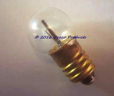 CEC, SERV-A-LITE #406 Screw Bulb Flasher lamp 2.6V .5A for 3v 2-Cell Battery Blinking Flashing