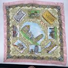 Italy Pisa Souvenir Scarf Multi colored Historical Sites 38"x40" NEW