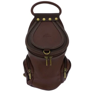 Fioretta Italian Genuine Leather Top Handle Backpack Handbag Shoulder Bag For Wo - Picture 1 of 7