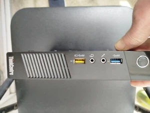 PC Lenovo M73 Tiny Intel I5-4570T RAM 8Go SDD 240Go W11 - Photo 1/4