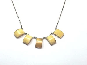 Collar de libra esterlina vintage ámbar báltico - Imagen 1 de 5
