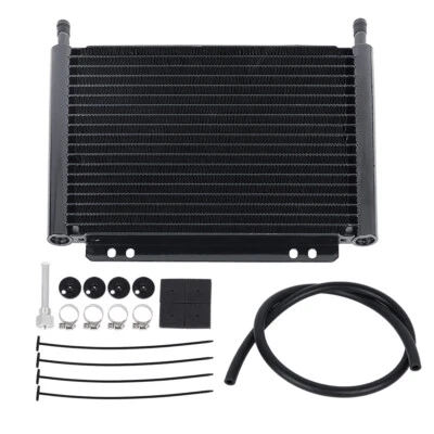 Lencool Racing Transmission Oil Cooler Automatic 678 11.0" x 9.5" x 0.75" Black - Image 1 of 4
